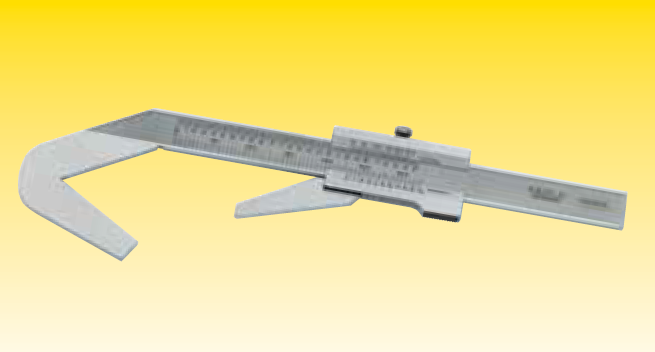 Měřítko na nástroje s lichým počtem drážek typ 0260